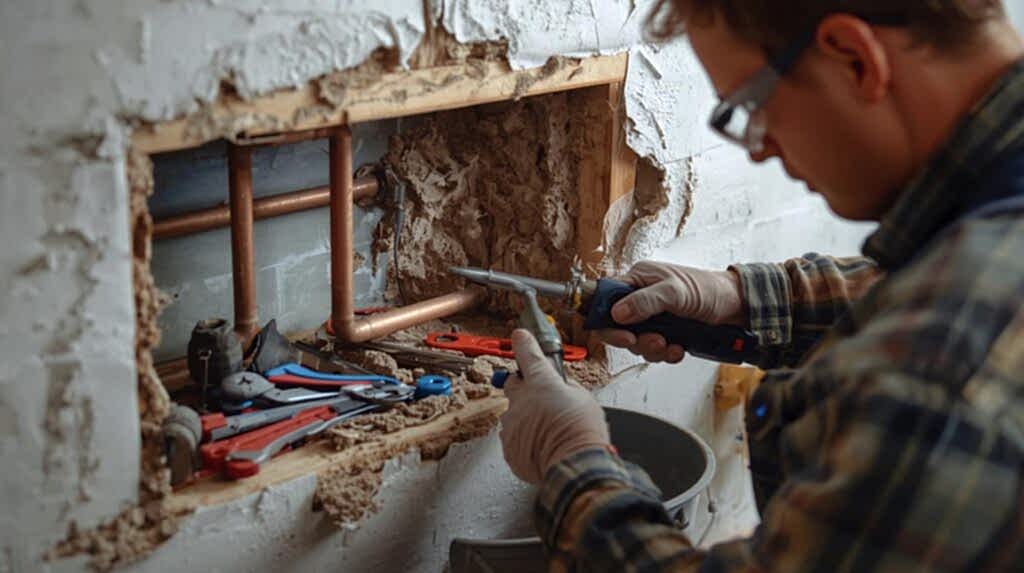 beylikdüzü duvar içi tesisat